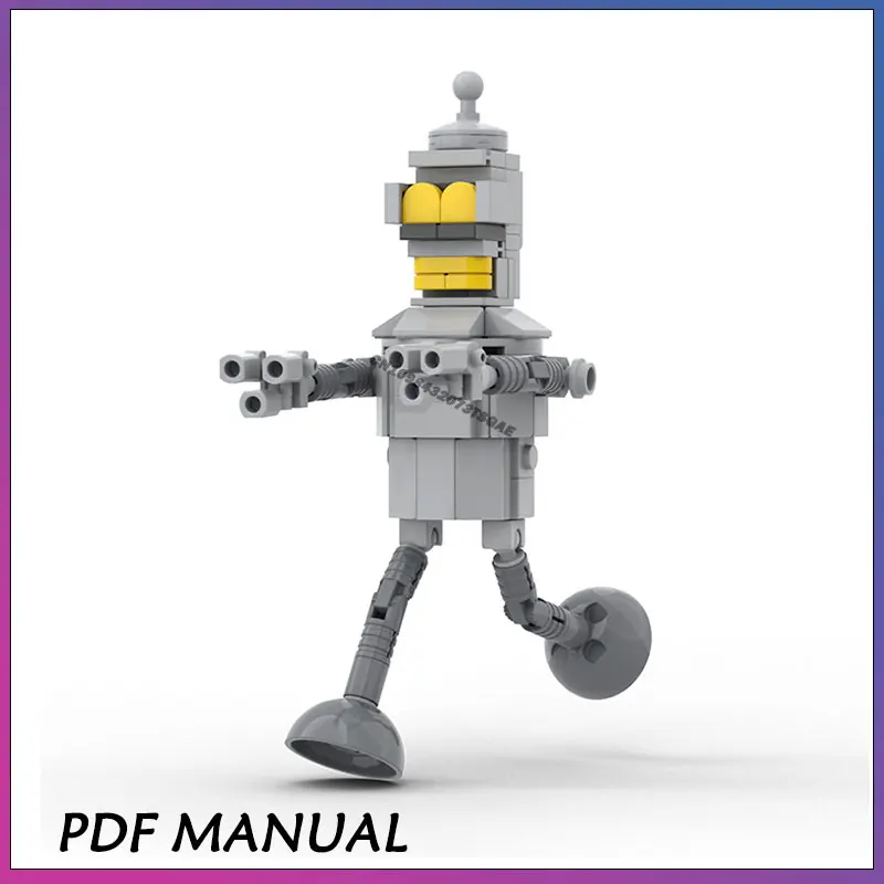 Moc clássico filme dos desenhos animados núcleo personagem robôs dobrados modelo figura de ação blocos de construção kits ornamentos criativos brinquedos presente