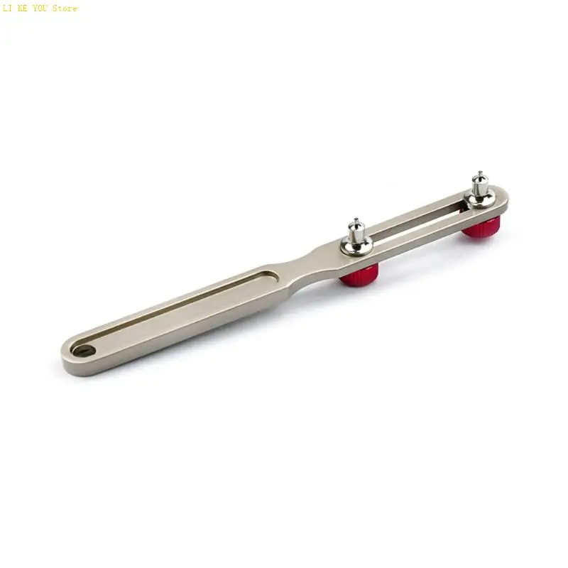 W3JE Hardened Doublepoint Watch Case Remover Corrosion Resistant Mixture Technician Instrument