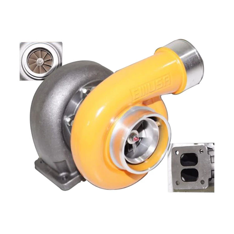 T3/T4 T3T4 T04E Turbocompressor HYBRID.63 A/R Turbina + Controlador de Impulso AMARELO
