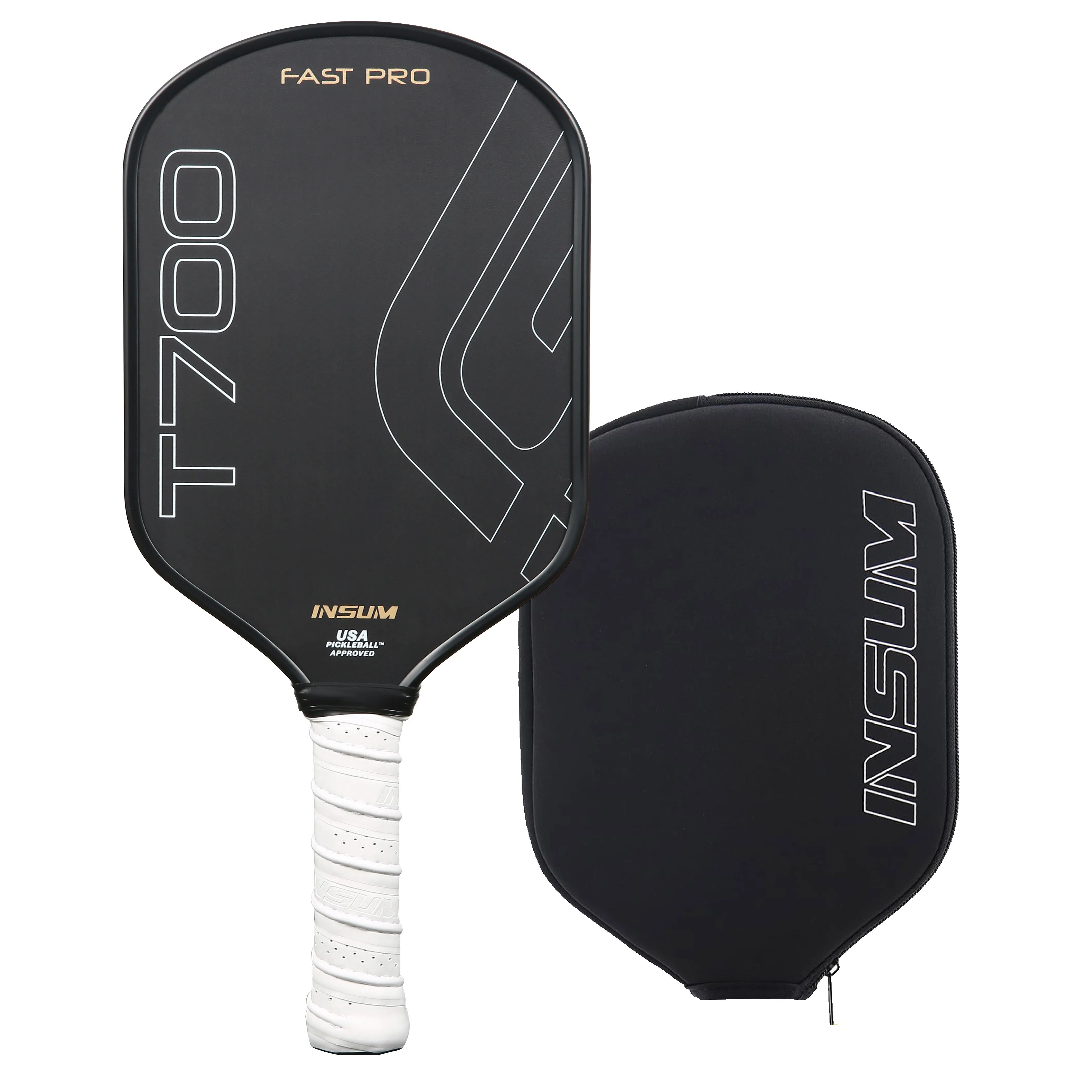 

Профессиональные ракетки для пиклбола INSUM с сердцевиной Nomex 16 мм и поверхностью из углеродного волокна T700, легкие, для соревнований и тренировок