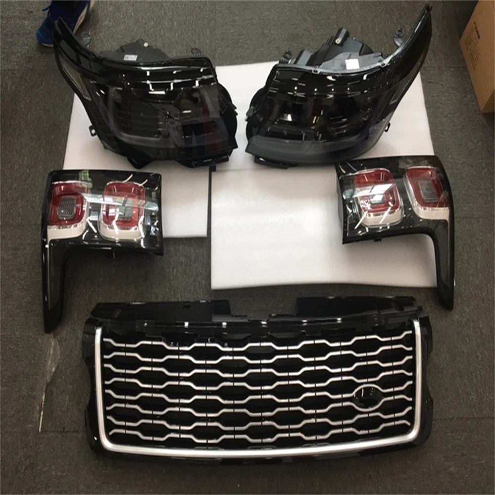 Plug and Play for Land Rover Range Rover Vogue L405 No Body Kits Front Lamp Front Grill Taillight Lights LED Retrofit Assembly