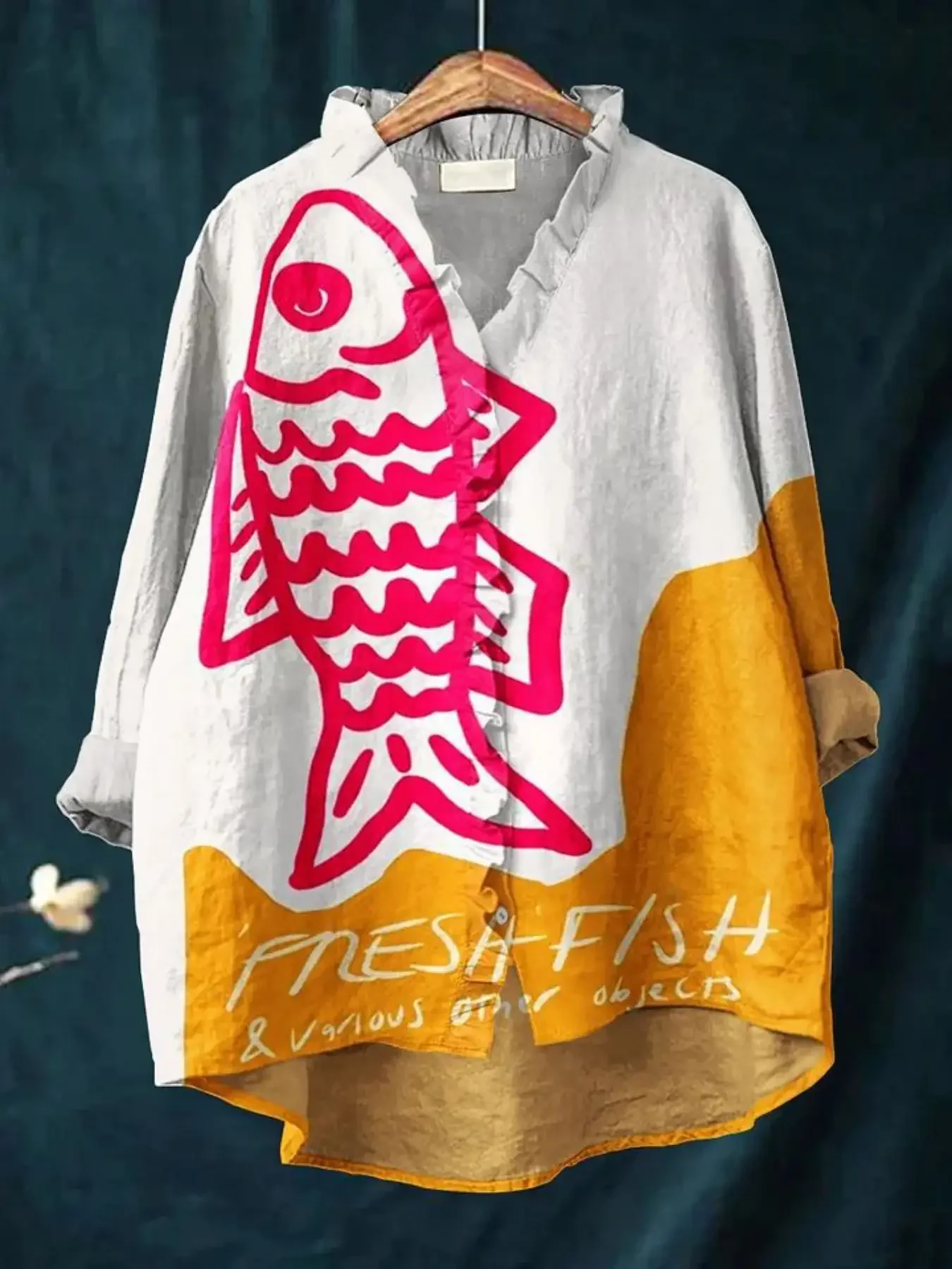 New ArrivalsV-neck casual top, women's long sleeved lace shirt, Elegant style, lightweight shirt, durable polyester