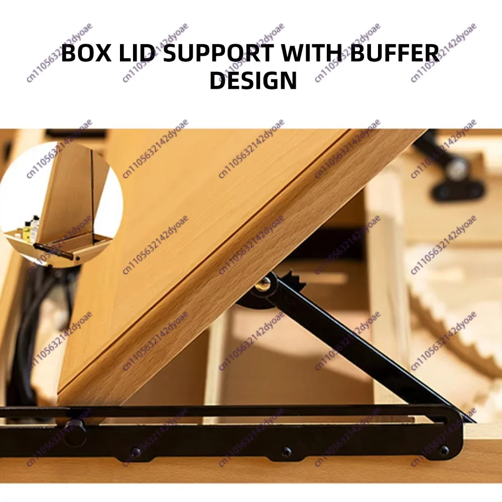 Wood Artist Supplies Box painting box and frame portable folding Art Tool Storage Box Painting Tools beech wood, boxwood