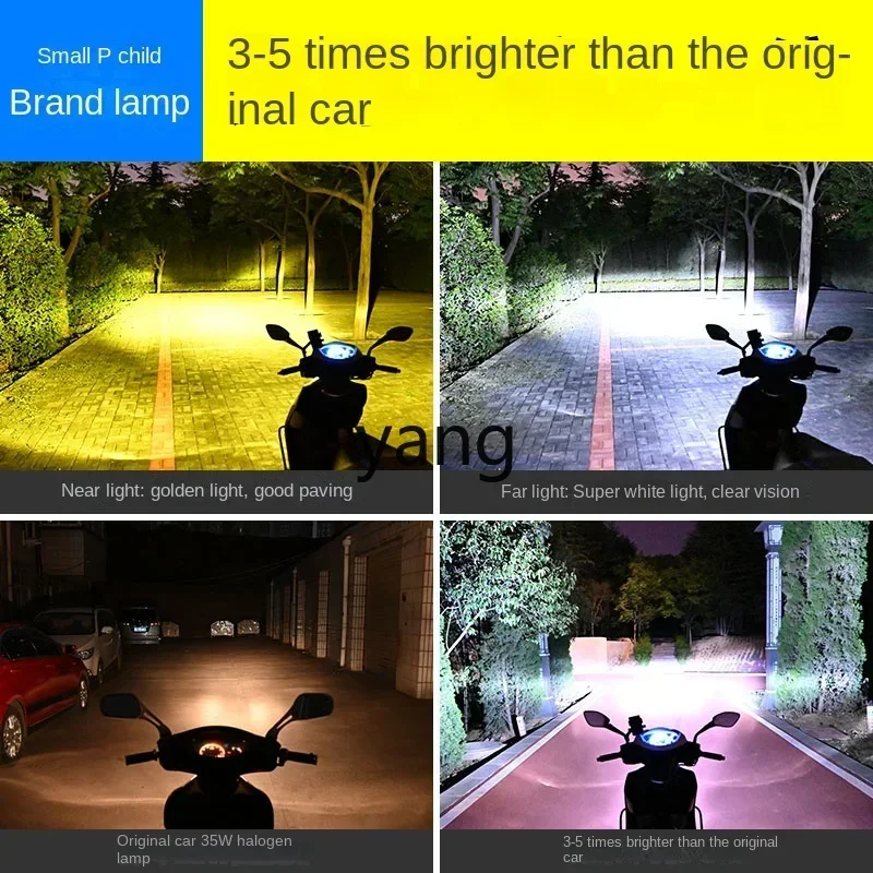 Picture 3: CX  scooter motorcycle LED headlights super bright strong light tricycle modified built-in ultra white light