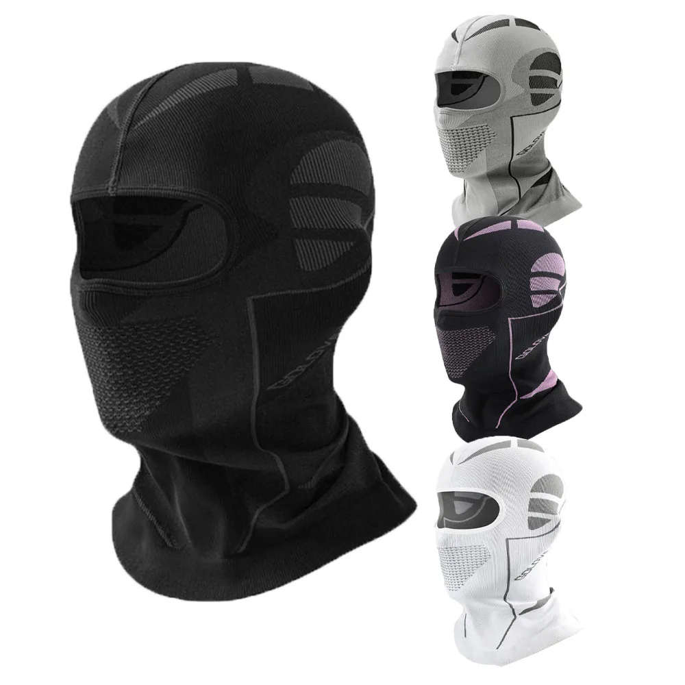 

1pc Thickened Winter Sports Cap Ski Head Cover & Motorcycle Face Mask Adjustable Fit Windproof & Cold-Resistant