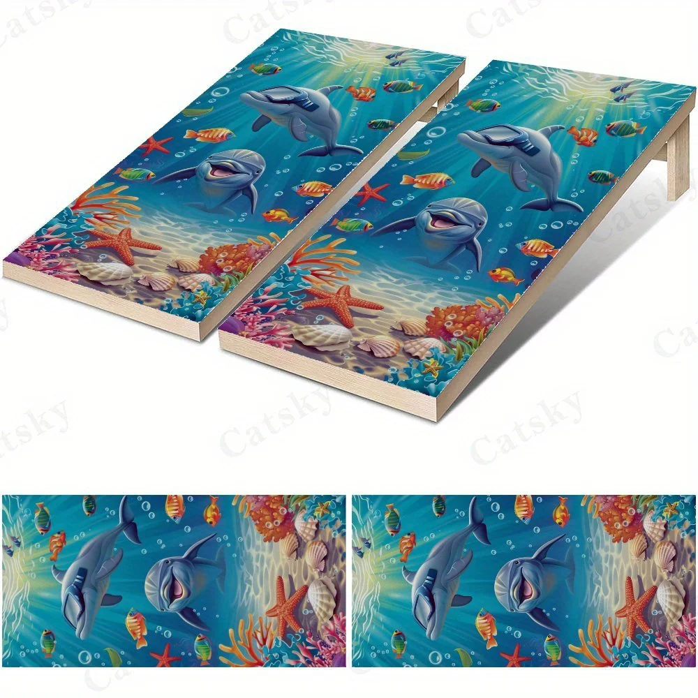 

Водонепроницаемая доска для дайвинга с дельфинами, виниловые обертки, дизайн настольной игры из ПВХ для занятий спортом и отдыха