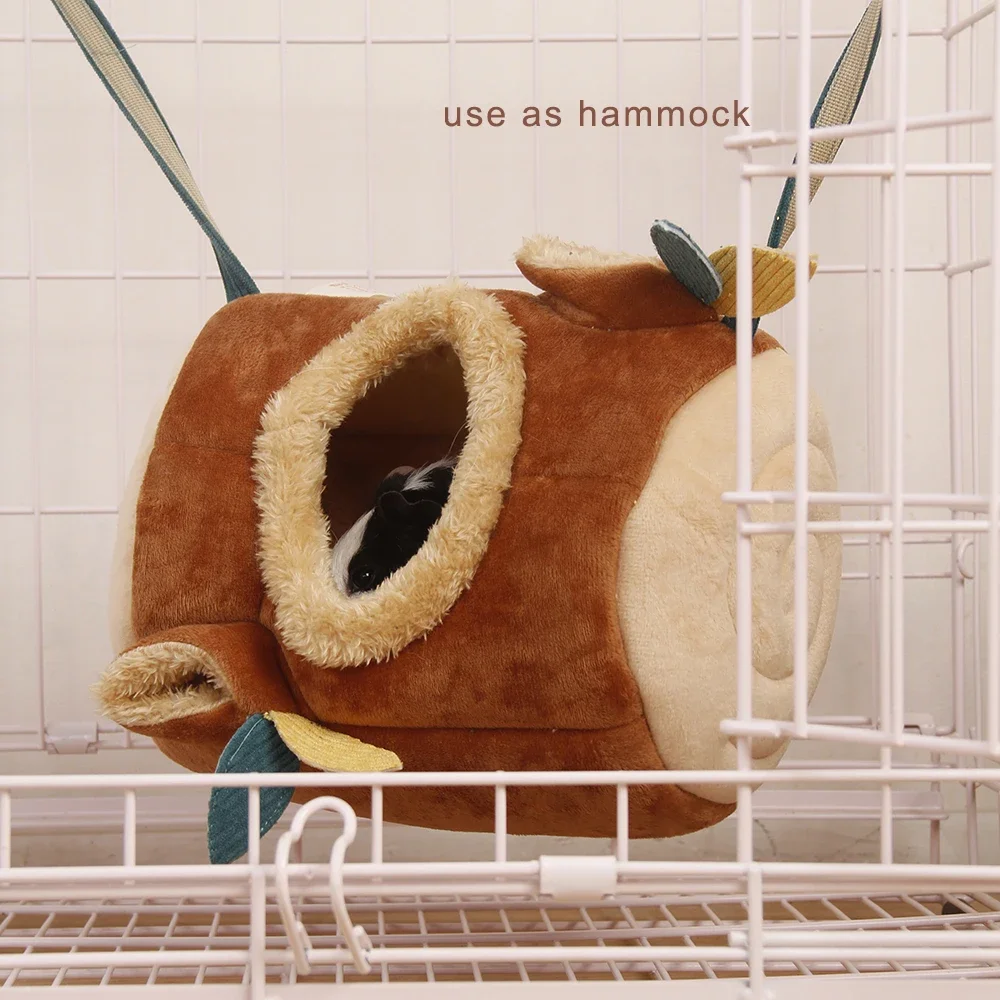 Small Pet Cage Rat Hammock Rodent Bed Cage Hamster House Accessories Guinea Pig Ferret Cotton Nest Sleeping Rabbit Supplies