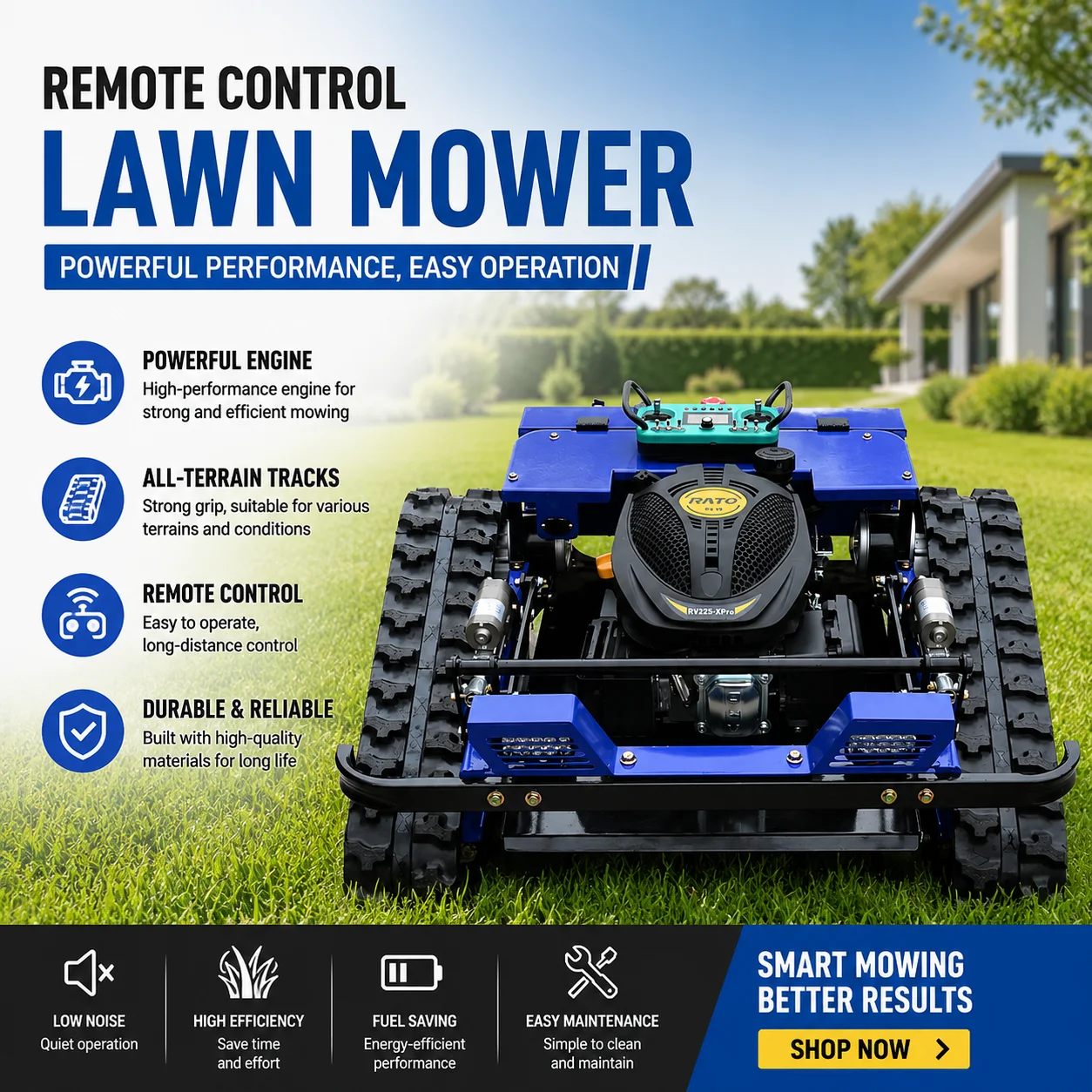 Custom CE Euro 5 Mini Grass Cutting Equipment for Orchard Landscaping and Municipal Maintenance