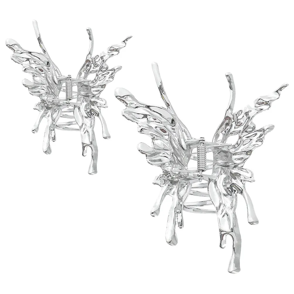 

2Pcs Exquisite Hair Claw Clips Practical Durable Aesthetic Suitable for Thick Fine Long Short Hair Accessories