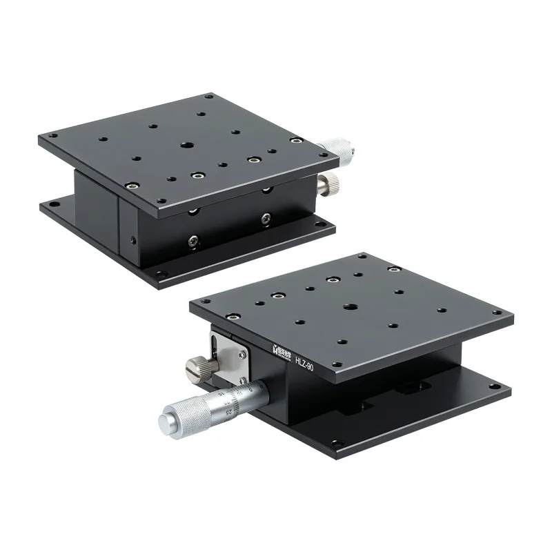 lifting table Crossed roller guide High precision micrometer Manual adjustable sliding table Moving translation table