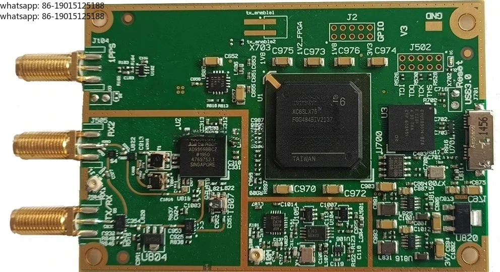Software Defined Radio B200 Mini SDR RF Receiver Development Board Open Source UHD Support  Compatible