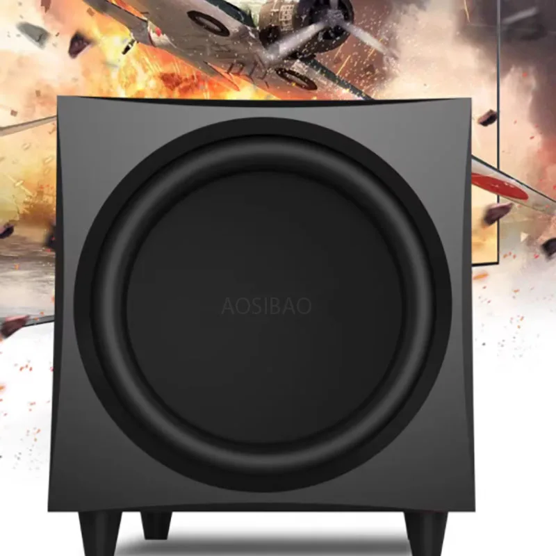 Home Theater Amplifier Loudspeaker 12 Inch Active Subwoofer 300W High Power Speaker Unit 2.0 Bookshelf Audio Speakers