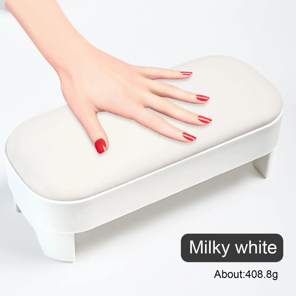 

Two Hands Nail Art Hand Pillow for Nails Removable Stand Manicure Table Hand Pillow Cushion PU Material PU Lleather