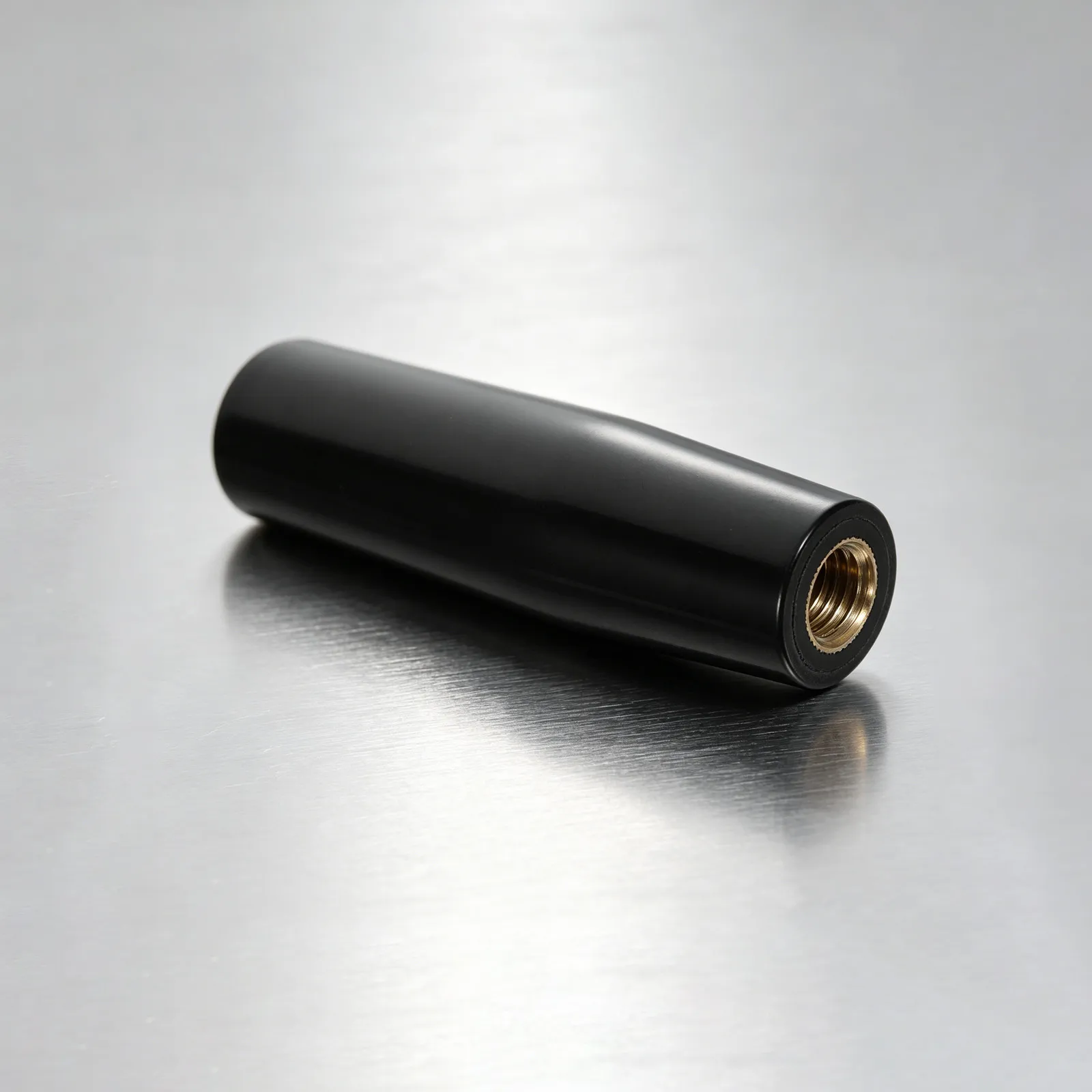 Black Revolving Handle 10Cm Female Internal Thread Grip Sleeve Copper Insert Industrial Tool Knob Wood Stove Fireplace Door