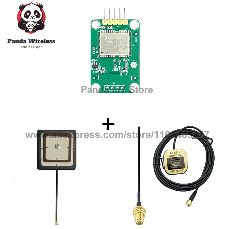

Allystar TAU1302 Основная плата GPS Двухрежимный двухчастотный L1 L2 L5 GNSS Модуль позиционирования для аувигации автомобильной электроники