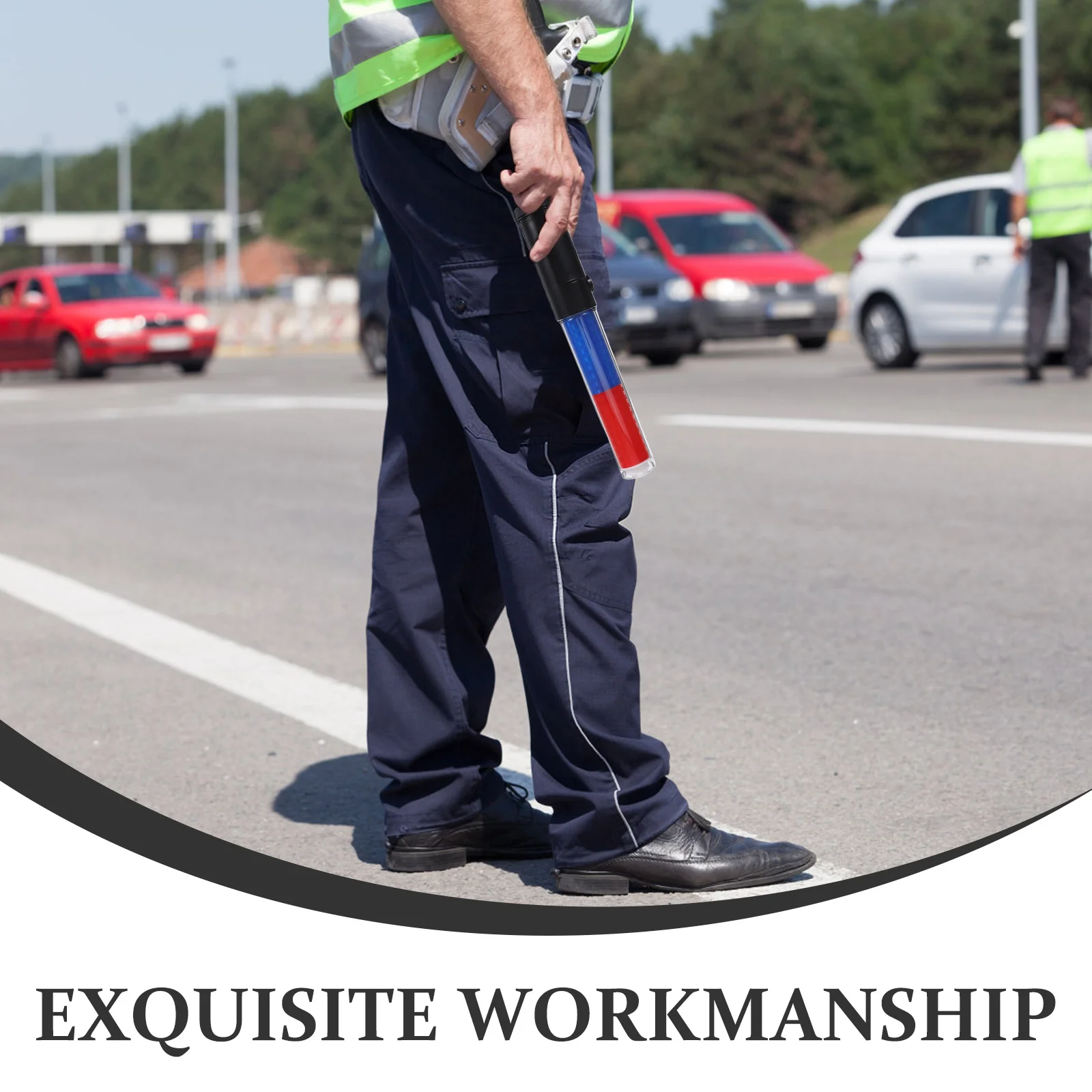 26 سنتيمتر متعددة الوظائف Led التحكم في حركة المرور عصا خطاف مغناطيسي المحمولة ليلة إشارة مصباح يدوي للتخييم في الهواء الطلق