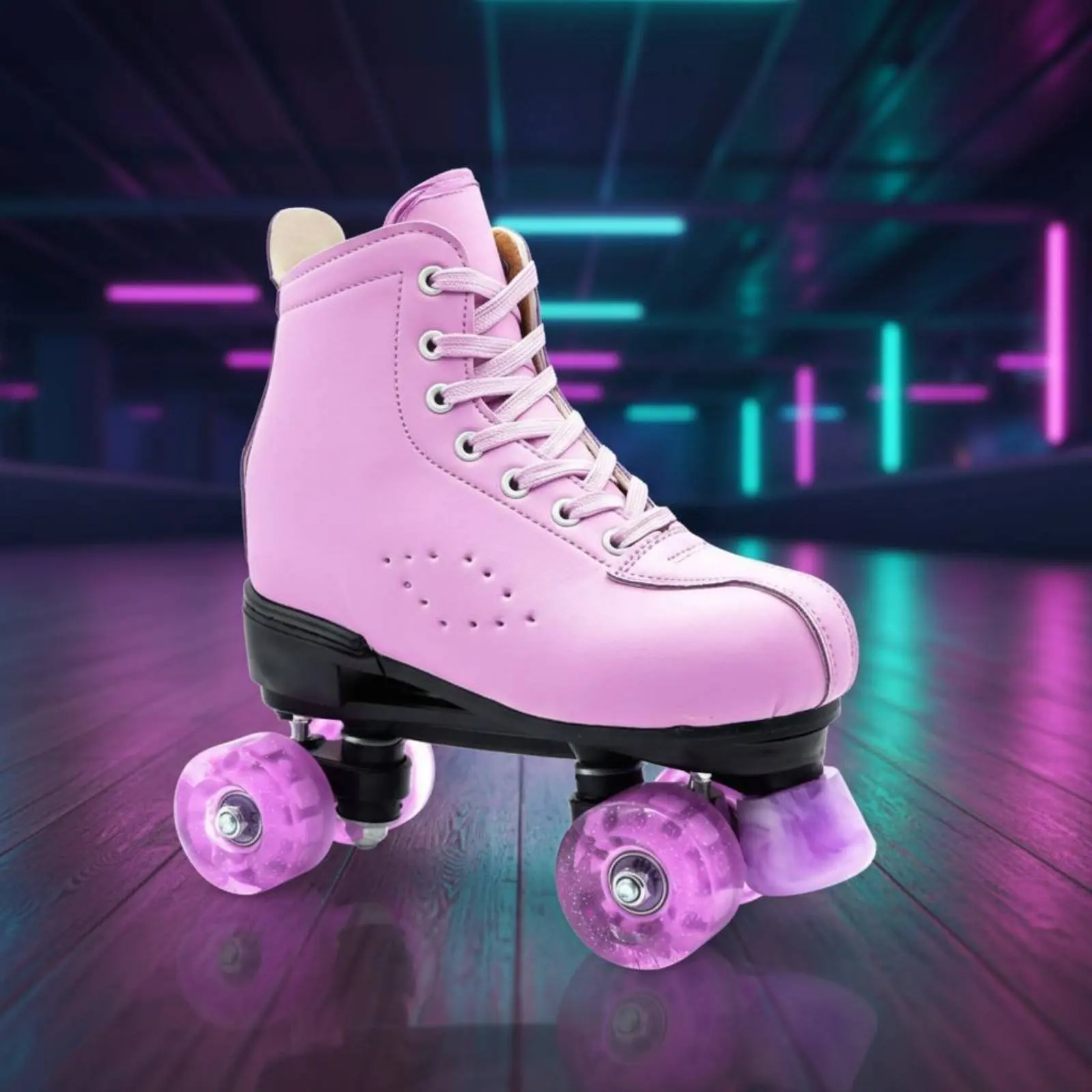 

Illuminated-up Four-Wheel Glide Wheel High-Bounce Illuminated Up Four-Wheel Glide Wheels Effortless Slide Non-Slip for Outdoor