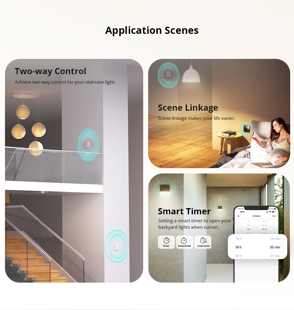 SONOFF-interruptor inteligente ZBMINIL2 ZBMINI Extreme Zigbee, módulo de 2 vías No Neutral necesario, funciona con Control de la aplicación Alxea