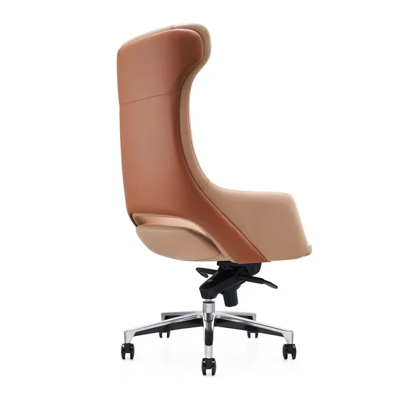 boss chair, simple modern home leather computer, comfortable waist protection, sedentary and not tired supervisor