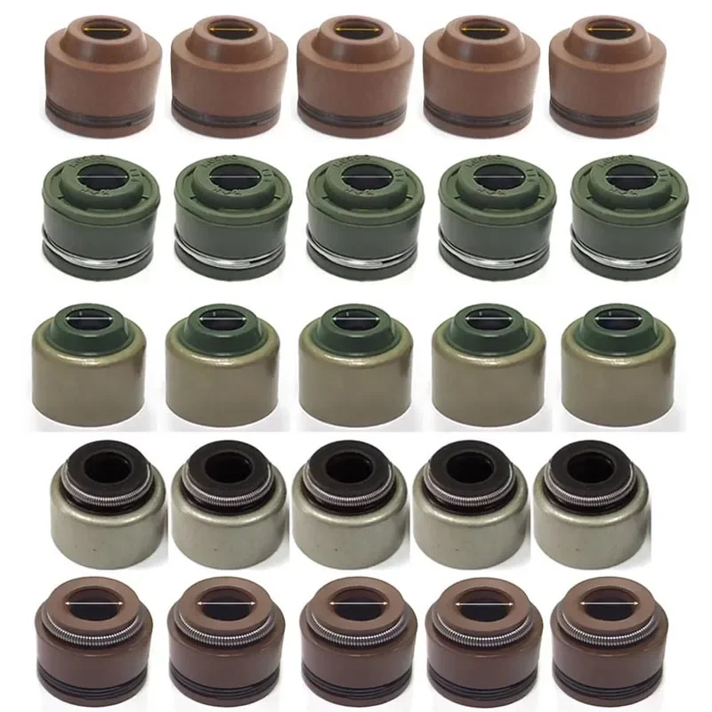 

10/6/2pcs VALVE STEM OIL SEALS For Honda CG125 CG150 Yamaha YP250 GS 150cc 125cc CG CB JH70 GY6 50 125 ZY125 SCOOTER MOPED