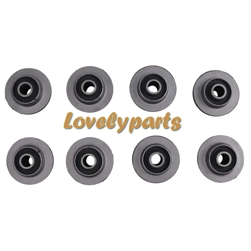 8 Pcs Engine Mounting Rubber Cushion 11N6-10450 for Hyundai Excavator R110-7 R160LC-7 R170W-7 R170W-9S R200W-7