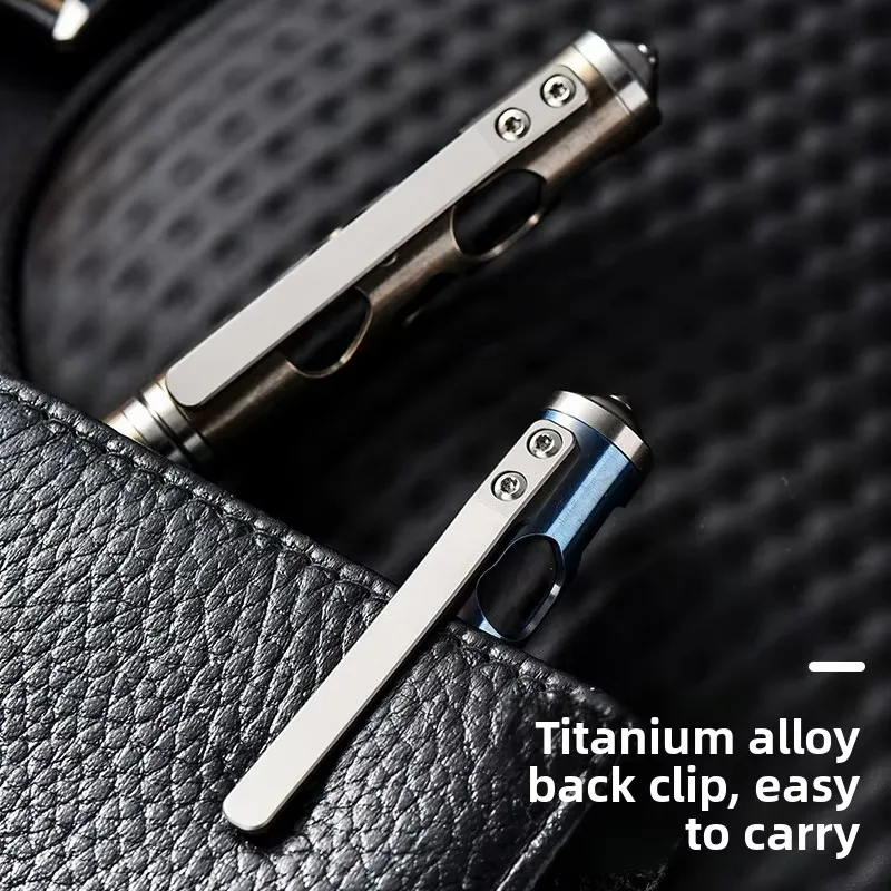 Titanium Alloy Multi‑Function Tactical Pen Tungsten Steel Tip Self‑Defense EDC Tool for Camping Hiking Outdoor Men Gift - view 4