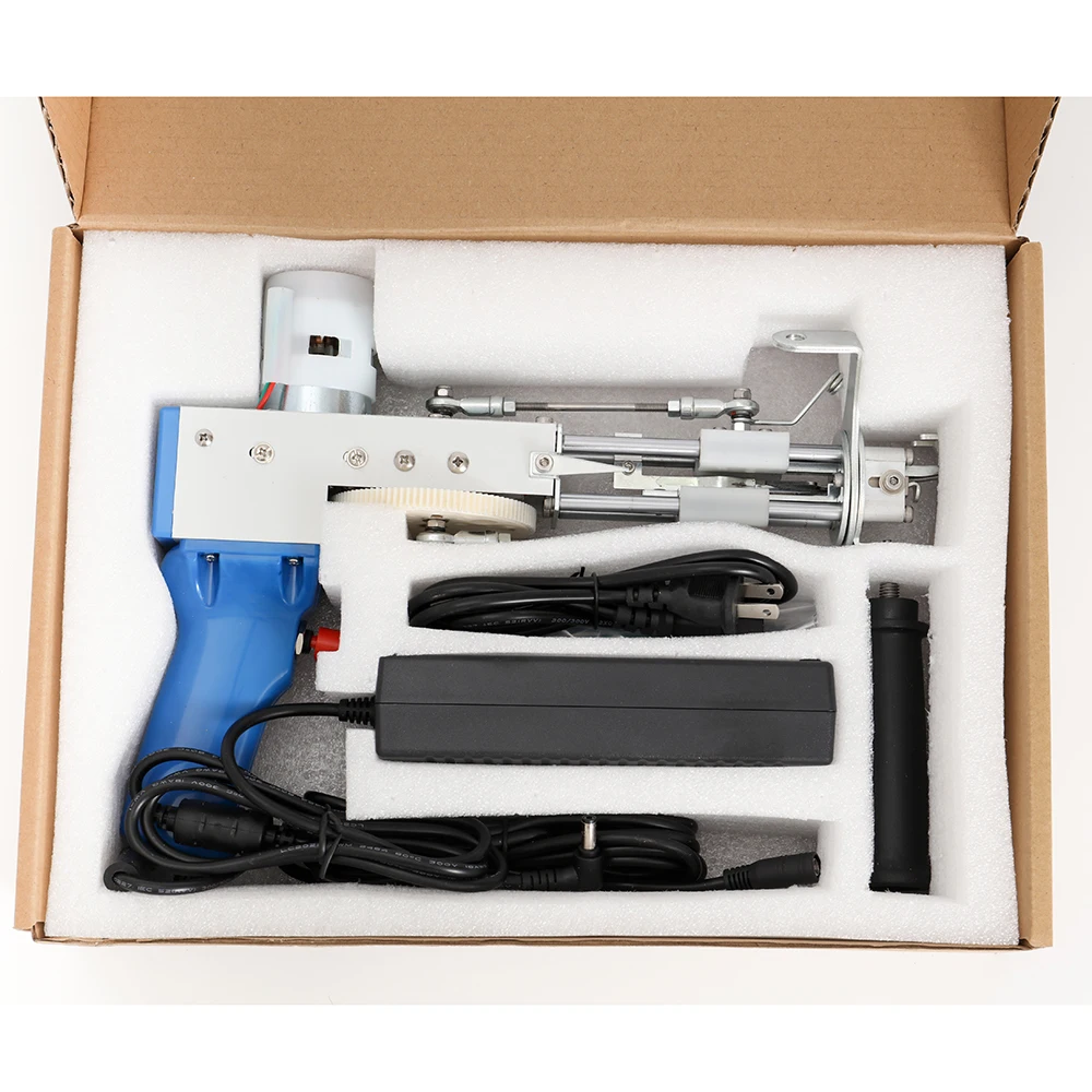 Tufting Gun 2 In 1 Тафтинговый Пистолет Rug Gun Machine Starter Kit Rug Tufting Kit Electric Gun Carpet Weaving Flocking Machine