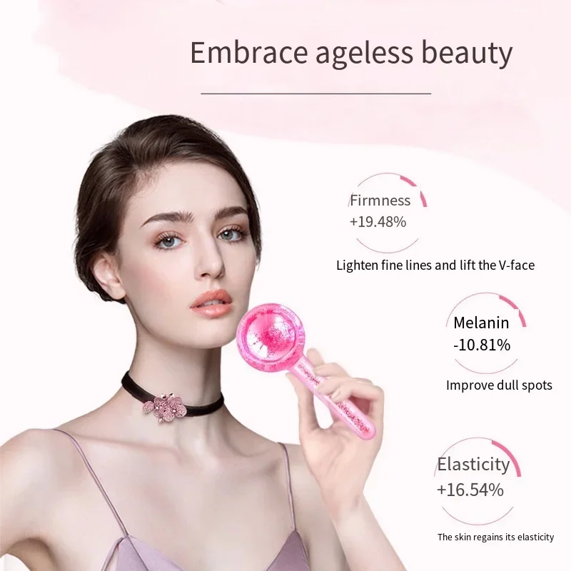 

2pcs/box Ice Wave Beauty Ball Ice Hockey Energy Beauty Crystal Ball Facial Cooling Massage Instrument Eye Massage Skin Care Tool