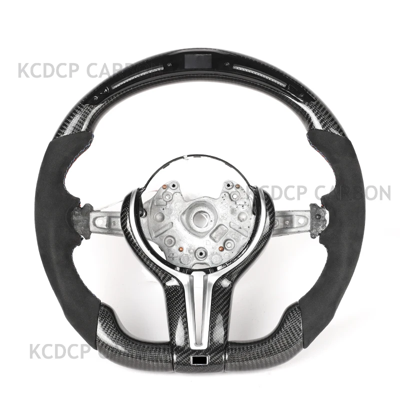 

For BMW F10 F11 F07 F18 F90 F12 F06 F13 F01 F02 F03 F30 F31 F32 F34 F20 F22 F23 F15 F16 F25 F26 F91 LED Carbon Steering Wheel