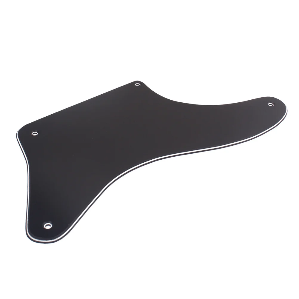 

3 Ply Electric Guitar Pickguard Scratch Plate for Tl Guitar Bass Gq217 Black Vintage Style Protective Backplate PVC Layered
