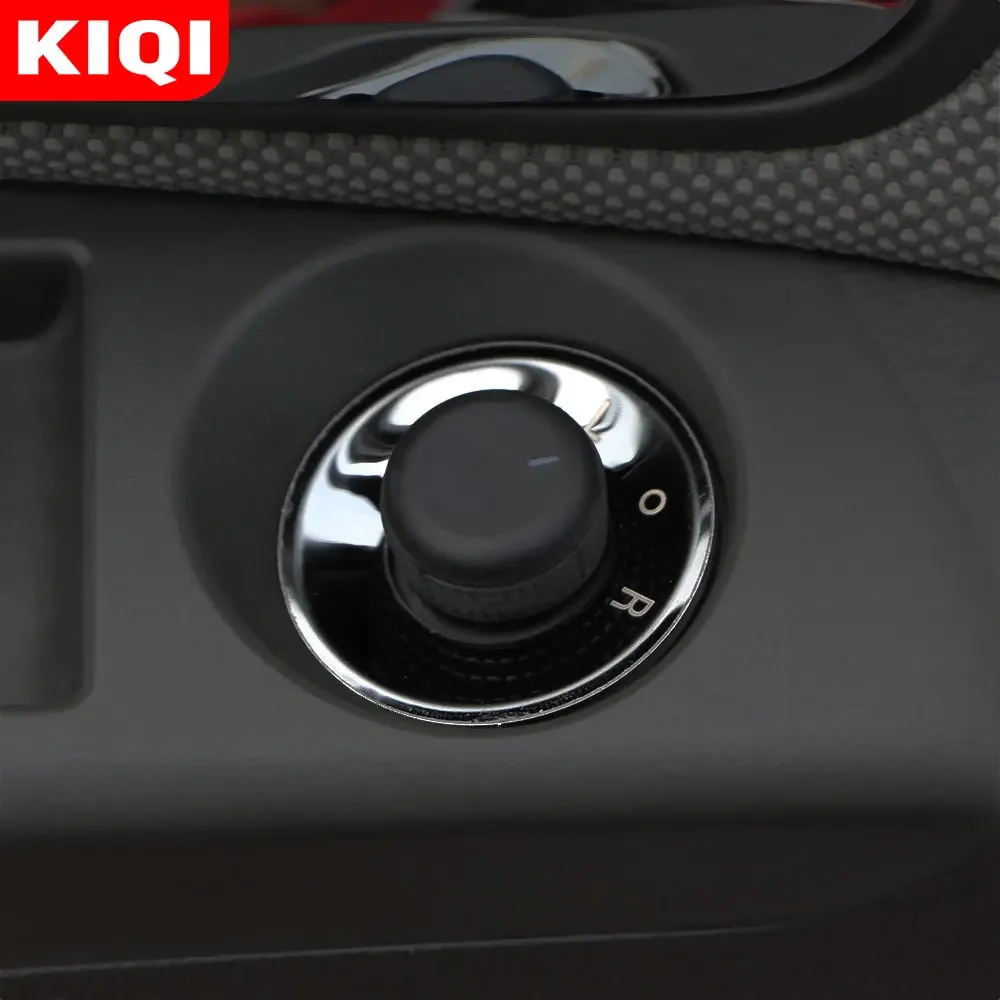 KIQI Car Rearview Mirror Knob Rear View Circle Sticker for Chevrolet Cruze Sedan Hatchback 2009 2010 2011 2012 2013 2014 2015