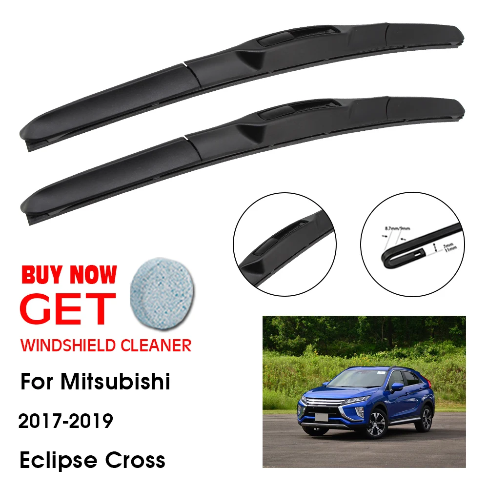 

Car Wiper For Mitsubishi Eclipse Cross 24"+20" 2017-2019 Front Window Washer Windscreen Windshield Wipers Blades Accessories