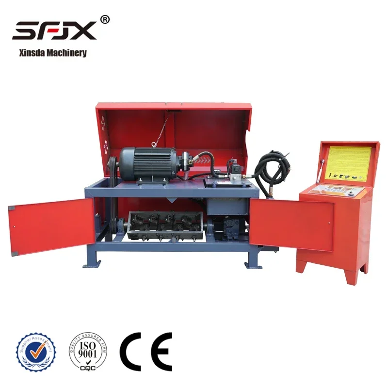 38m small CNC Steel Bar rebar Straightening and cutting Machine
