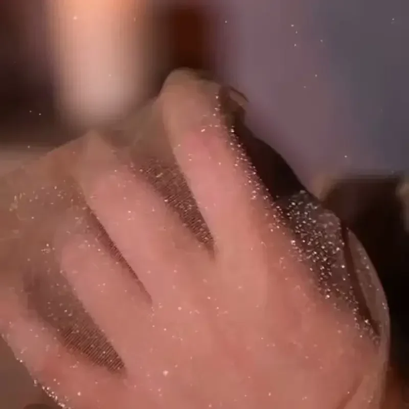 Sommer Glänzende Seiden-Transparente Strumpfhose Charmante Damenunterwäsche Glitzernde Strumpfhose Damen Schlanke Oberschenkel-Strümpfe – Detail 8