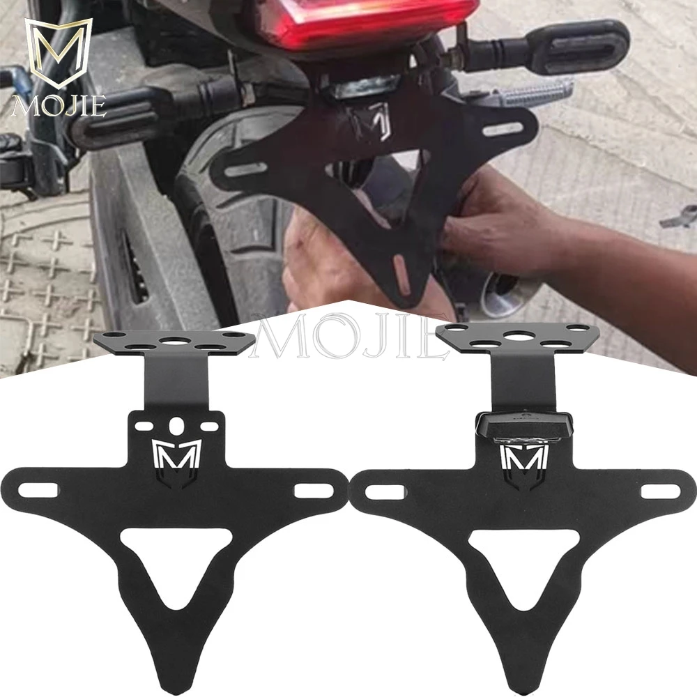 

FOR CF MOTO 150 400 650 NK CFMOTO 150NK 400NK 650NK 2016-2022 2023 License Plate Holder Bracket Rear Licence Tail Tidy Fenders