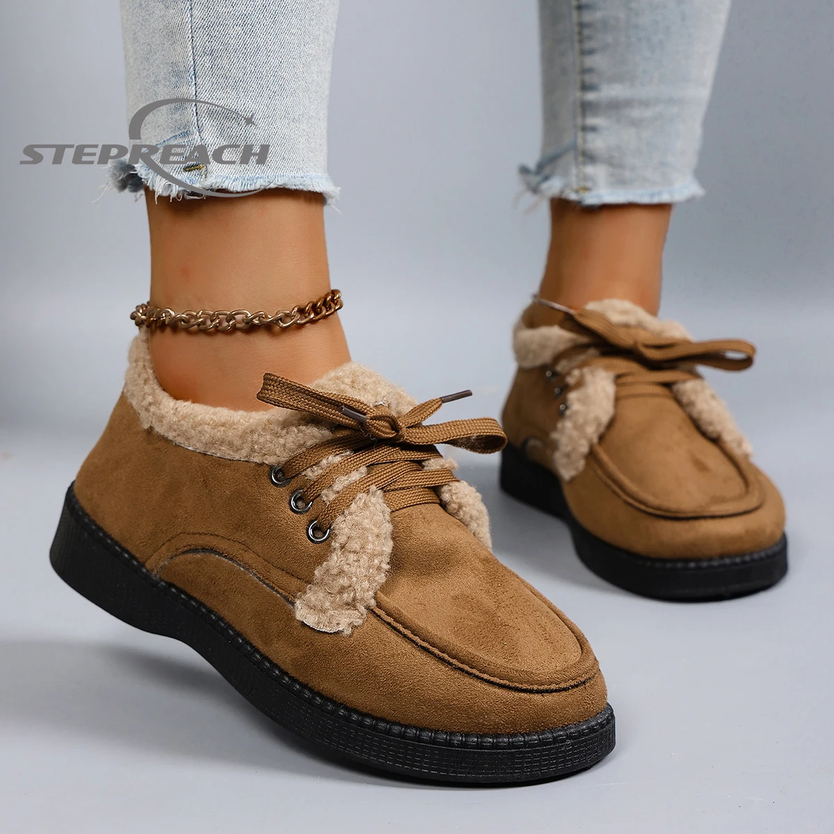 

New autumn and winter products: Women's low cut cotton boots, warm, comfortable, breathable and casual shoes