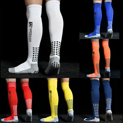 2022 New Men's Non-Slip Soccer Socks Breathable Knee High Towel Bottom Cycling Hiking Sports Training  Long Football Socks