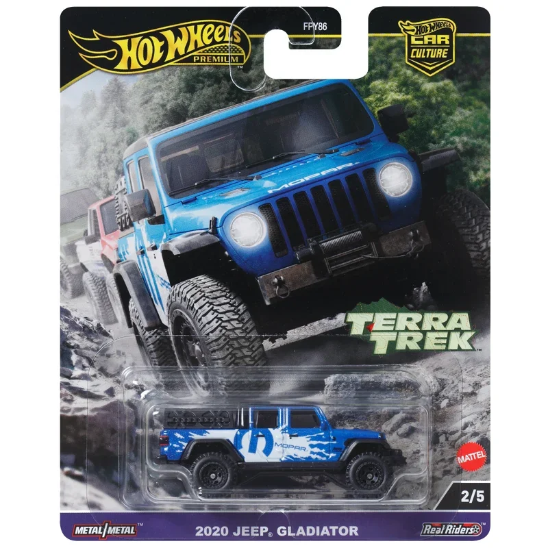 Original Hot Wheels Premium Car Culture Terra Auto Models Trek Hummer Jeep Datsun Toyota Land Cruiser 1/64 Boys Toys Collection