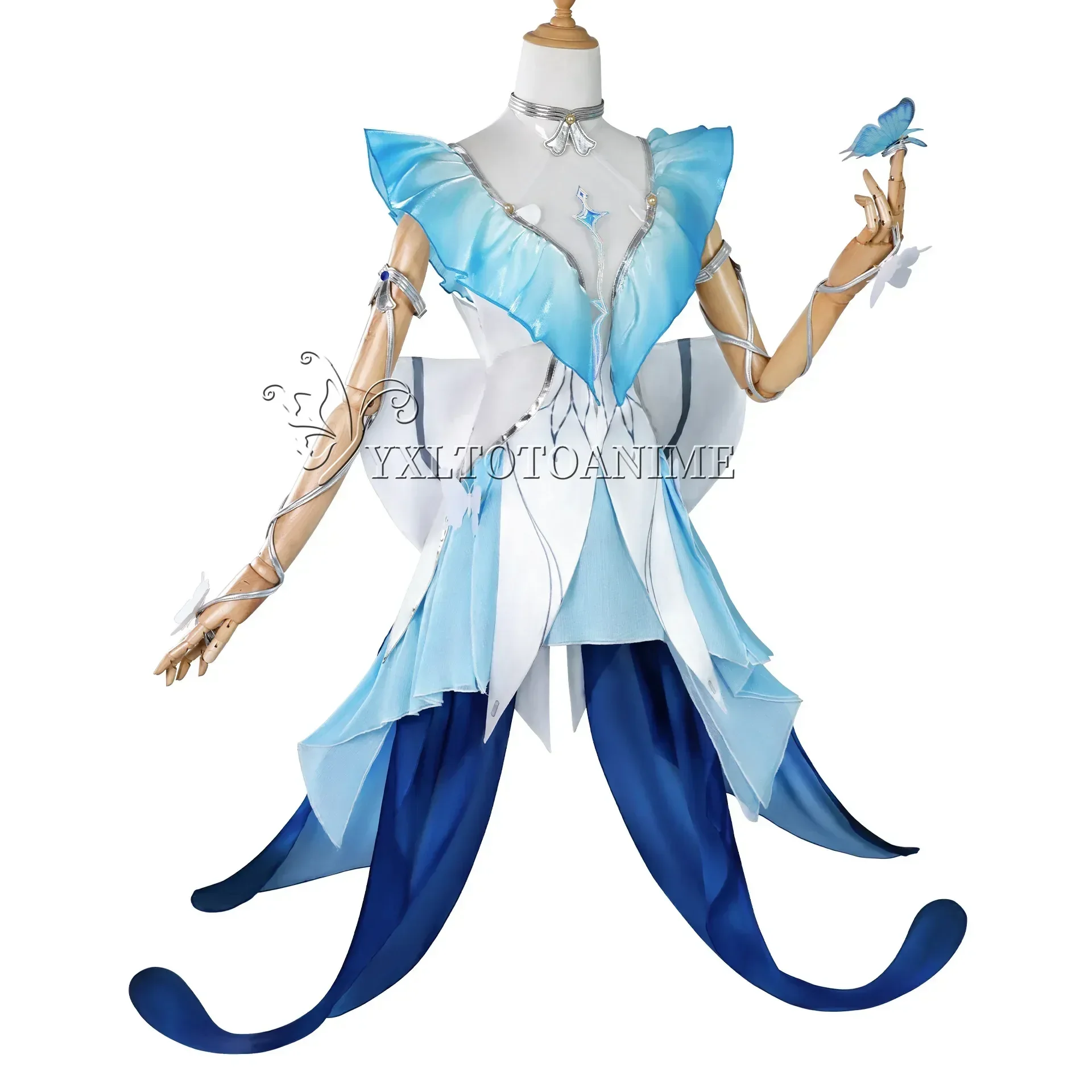 زي The Shorekeeper التأثيري Wuthering Waves فستان جميل زي نسائي بدلة ألعاب لحفلات الهالوين لعب الأدوار #3