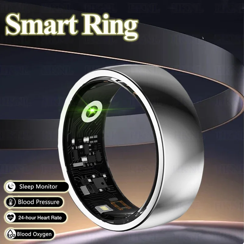 

2025 New Smart Ring Men Women Rings NEW Health Heart Rate Blood Oxygen Sleep Monitor Sports Smart Control Photo For Android IOS