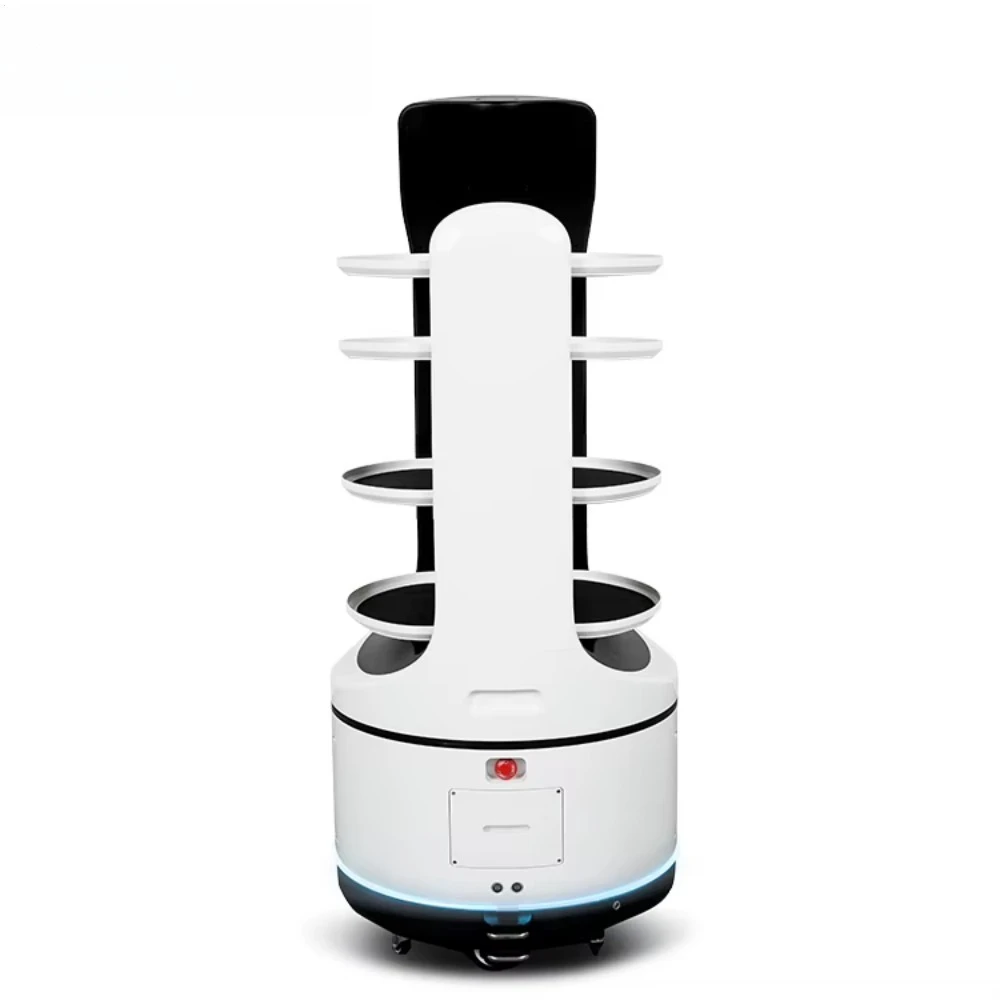 Automatic AI Waiter Service Food Delivery Robots for Commercial Catering Dish Distribution De Servicio