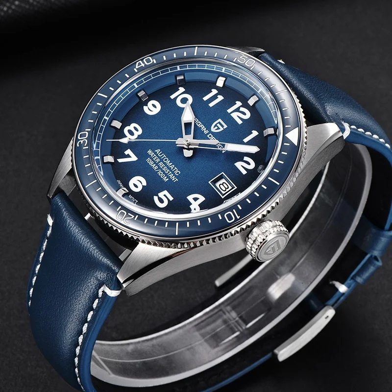 PAGANI DESIGN 1649 ساعة رجالي ساعة ميكانيكية أوتوماتيكية ستانلس ستيل مقاوم للماء ضوء الليل التقويم ساعات رجالية فاخرة #4