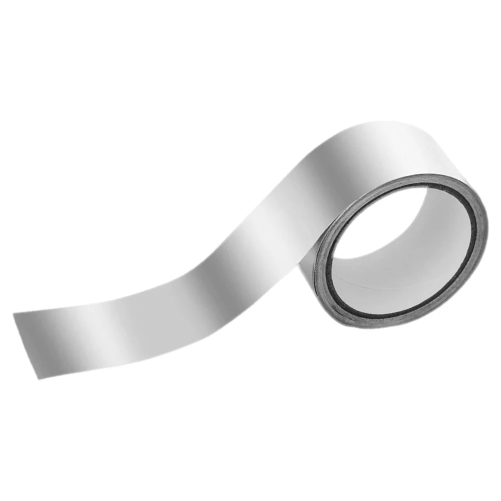 1 Roll Aluminum Foil Tape Thick Adhesive High Temperature Resistant Aluminum Tape for Ductwork Hvac Electrical Insulation