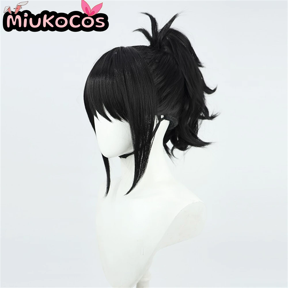 متوفر في المخزون ميتشيكو تندو شعر مستعار تأثيري MiukoCosplay أنيمي بالمنشار رجل تأثيري #4