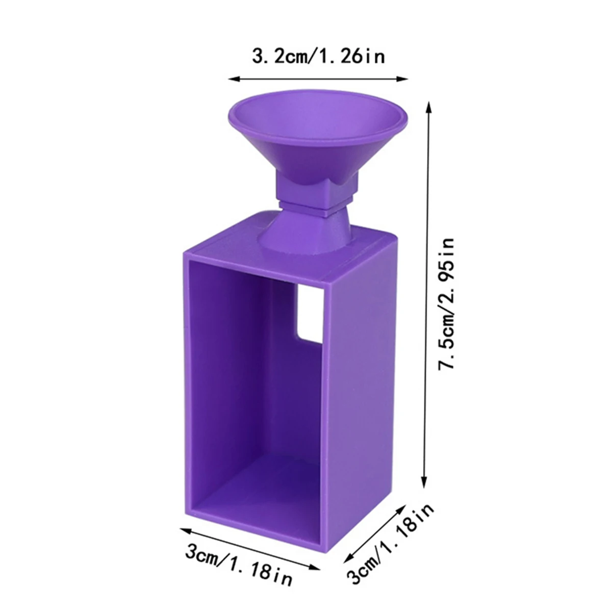 1pc Diamond Painting Tool Drill Box Funnel Screen Drilling Funnel Diamond Moasic Art Bead Plates Cross Stitch Storge Accessory