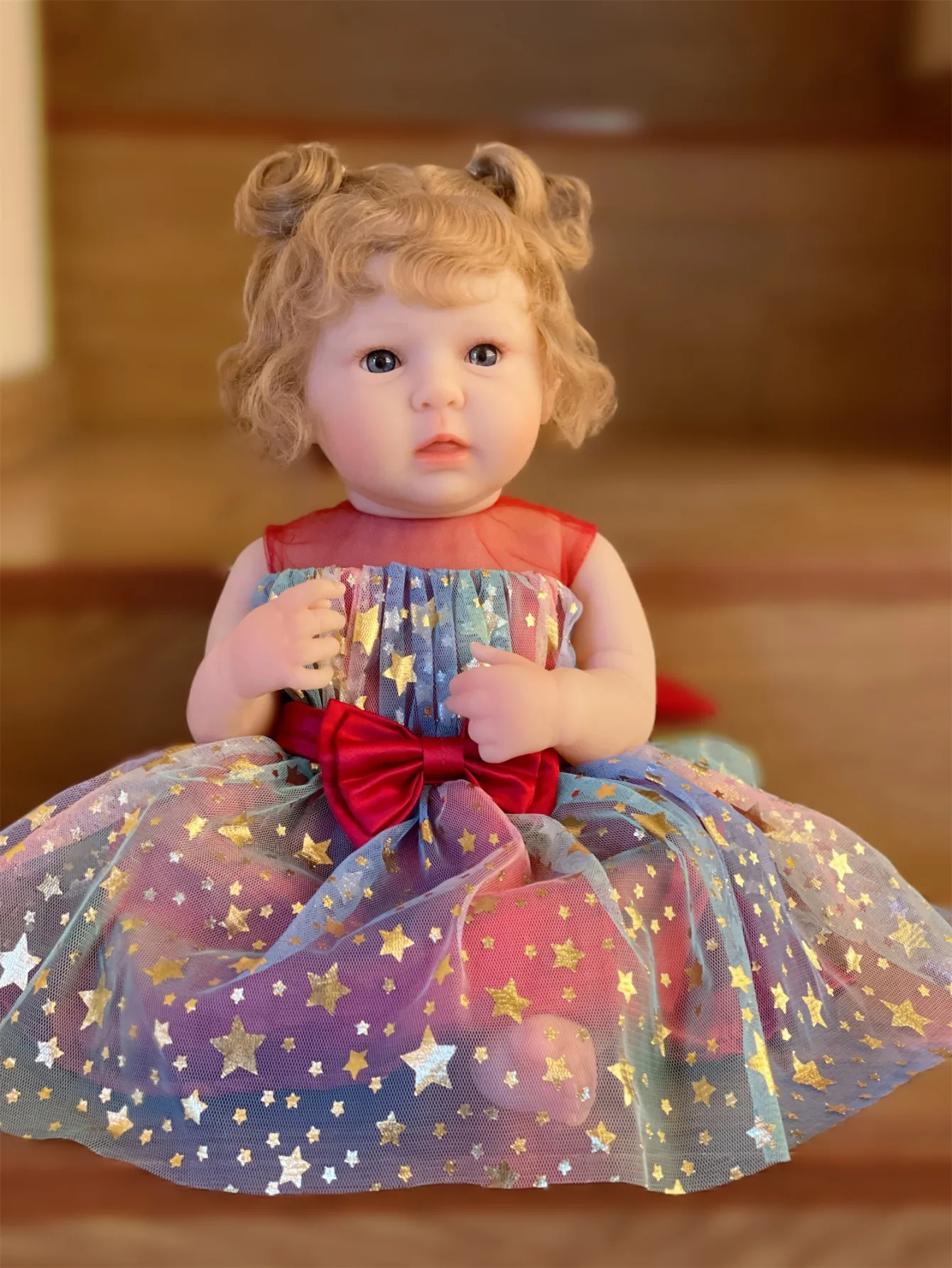 45CM Mädchen Ward Reborn Baby Puppe Gemalt Ganzkörper Vinyl Neugeborenen Baby Puppe Mit Verwurzelten Haar Spielzeug Für kinder Weihnachten Geschenk Munostias