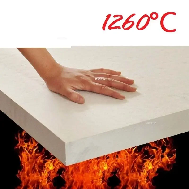 10x10 20x20 30x30cm Electric Furnace Kiln Thermal Insulation Board Aluminum Silicate Ceramic Fiber Board Fire Retardant Board