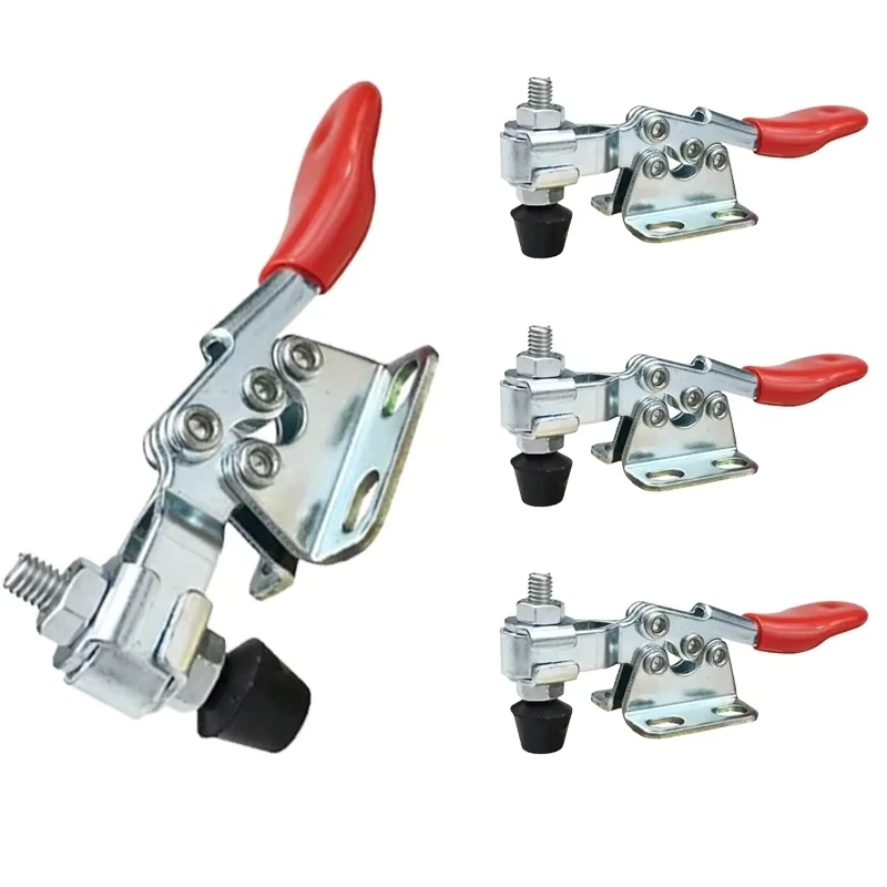 4pcs Horizontal Quick Clamp Workholding Clamp Chuck GH-201 Woodworking Engraving Machine Compressor 27KG Clamping Force Clamp