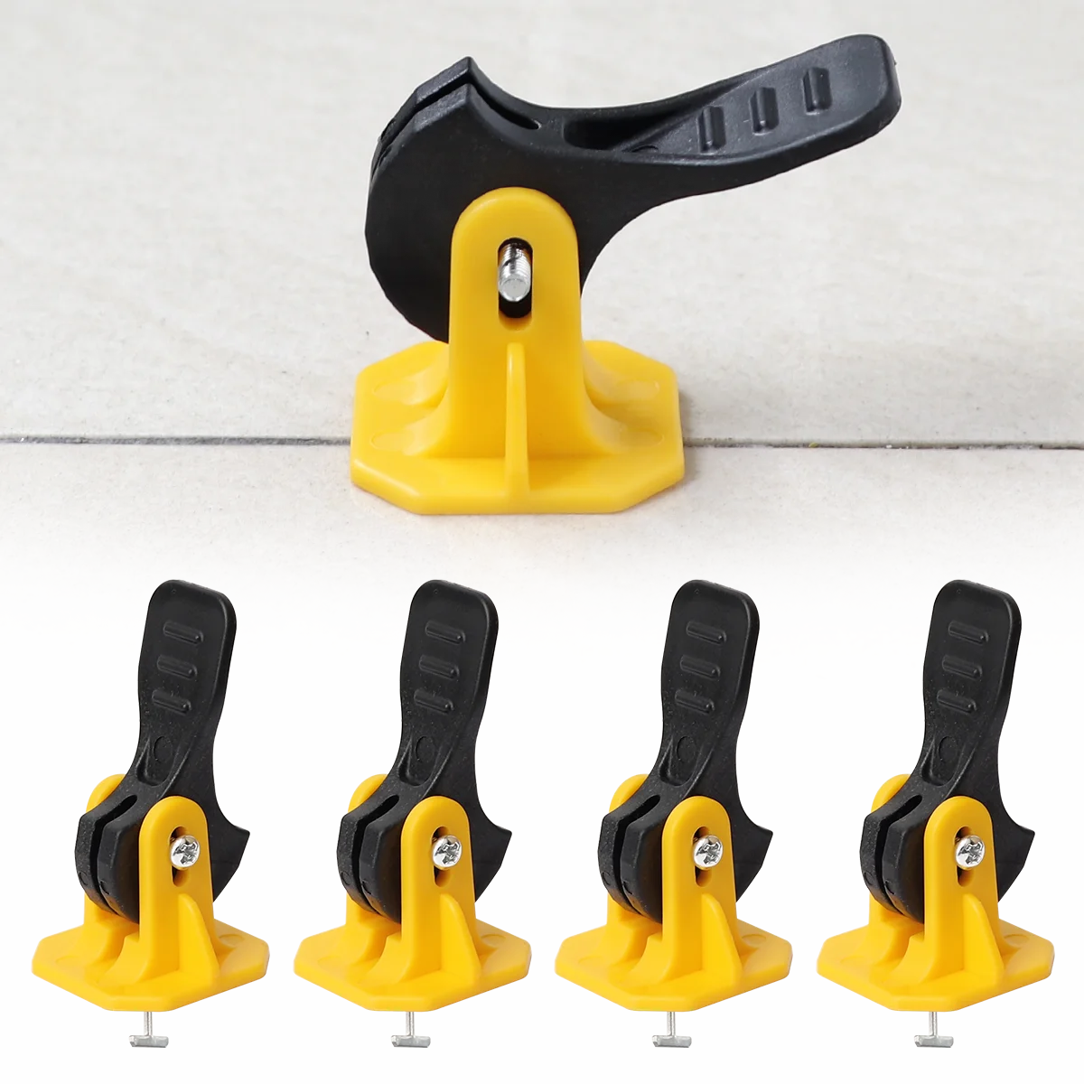 

10Pcs Floor Tile Leveling System Clips Leveler Adjuster Kit Set for the Tile Laying Fixing Flat Ceramic Wall Construction Tools