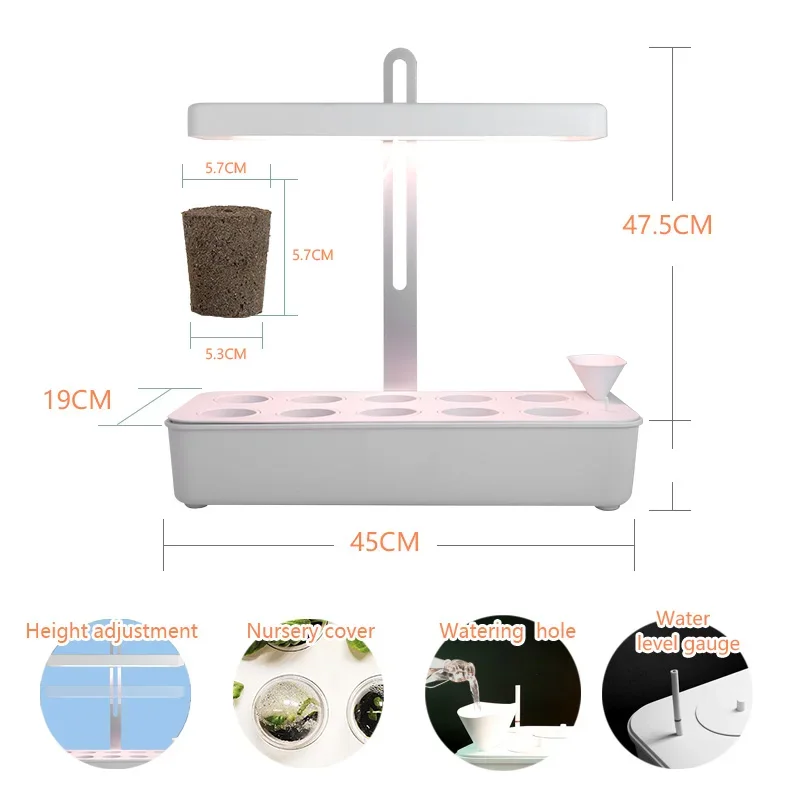 J&C Minigarden Morino Indoor Smart Hydroponic Garden Home Growing System Free Shipping In US